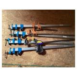 7 bar clamps, set of 4 is 36"