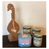 Grannycore Goose Decor