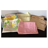 8 vintage pillow cases; includes 2 sets