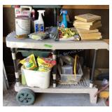 Garden Bench & Contents