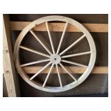 Decorative 36" wood wagon wheel