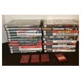 22 PlayStation 2 Games & extra memory cards