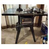 Craftsman Electronic 10" table saw, works