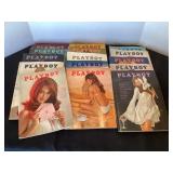 1968-69 Playboy Magazines, 15 total