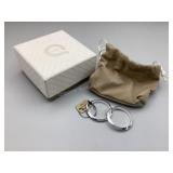 Large Sterling Silver Hoops