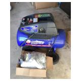 Unassembled Campbell Hausfeld air compressor