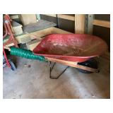 Wheelbarrow & hose