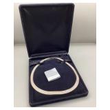 Illustra Wide Sterling Silver Necklace