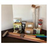Solar Lights, wind chime, food umbrellas & more