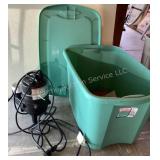 New Sump Pump, tote & accessories
