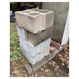 12 Cement Blocks & misc. edging