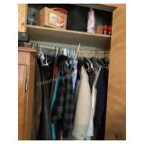 Closet Cleanout; coats & jackets, luggage/crate