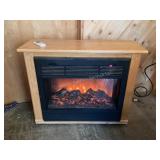 Heat Surge electric fireplace with remote