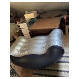 The Bean Deluxe inflatable chair & 2 end tables
