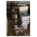 Solar lights, lighthouse decor & more