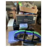 Decorative trunk, kids toys, movies, sawhorses &