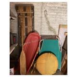 Tobbagon, tent, oar, lawn chairs & more