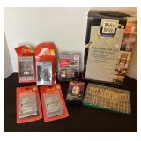 Outlet boxes, outlet covers, deadbolt, wall