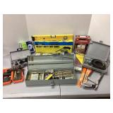 Hot knife, level, hole cutters, bits, saws & more