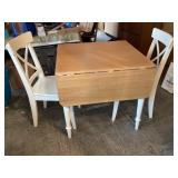Drop Leaf Table & 2 Chairs