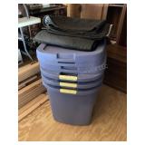 3 Sterilite Totes & Moving Blanket