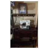 Sewing machine, cabinet, wall shelf, picture &