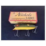 Vintage Nichols wood lure