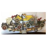 Large Vintage Plastic Car Plaque, 43x20 1/2"