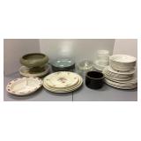 Collectible dishes, planter & more