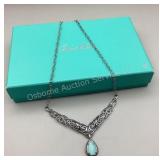 Carolyn Pollack Sterling Necklace with removable