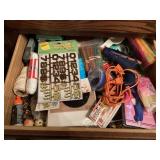 Kitchen Junk Drawer, craft supplies & more