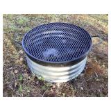 Fire Pit Ring & cooktop grill, measures 31x12"
