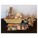 Shells, Postcards & Critter Figurines