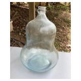 Large pear/goard shaped carboy, 12x191/2" tall