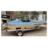 1975 G-W Invader  2 seat mini speed boat