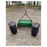Lawn Spreader & 2 bug zappers (work)