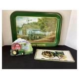 John Deere Tray, License Plate & Picture Frame