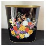 Vintage Metal Trash Can