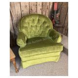 Vintage Green Accent Chair