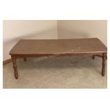 Vintage Coffee Table, 47 1/2x19 1/2x14 1/2' tall