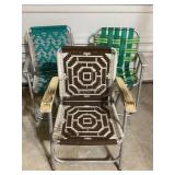 3 lawn chairs