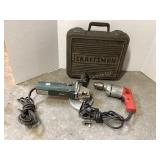 Craftsman scroll saw, grinder & Milwaukee 3/8'