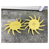 Iron Sunflowers (rotary hoe heads), 18' diameter