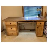 3 Piece Desk & Contents