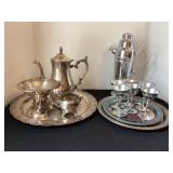 Silverplate & Metal Hostess Decor