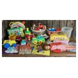 Selection of toys, some vintage