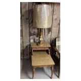 MCM End Table & Lamp