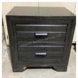 2 Drawer Nightstand, 23 3/4x16 1/2x25' tall