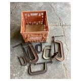 Crate of C Clamps