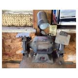 Craftsman 6' bench grinder, works